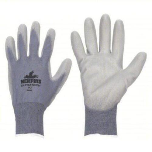 DESCRIPTION: (3) PACKS OF (12) INDUSTRIAL WORK GLOVES BRAND/MODEL: NINJA LITE #N9696L INFORMATION: BLUE, POLYURETHANE COATING SIZE: MEDIUM RETAIL$: $4