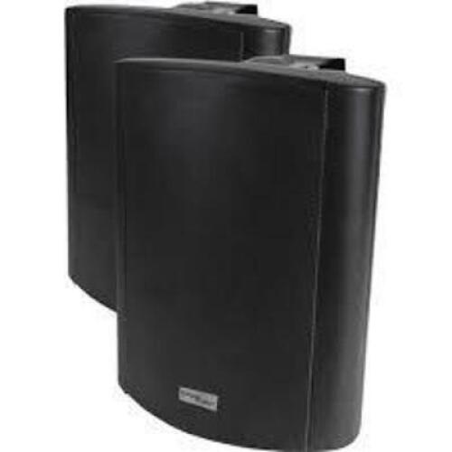 DESCRIPTION: (1) PAIR OF INDOOR-OUTDOOR SPEAKERS BRAND/MODEL: STELLAR LABS #50-14931 INFORMATION: BLACK SIZE: 5" RETAIL$: $54.16 EA QTY: 1