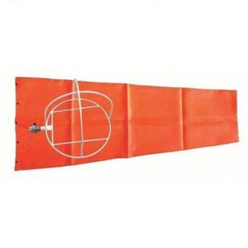 DESCRIPTION: (1) PORTABLE WINDSOCK BRAND/MODEL: PRODUCT NUMBER #5YGF1 INFORMATION: ORANGE, POLYESTER, WITH MOUNTING HARDWARE SIZE: 55" X 13" RETAIL$: