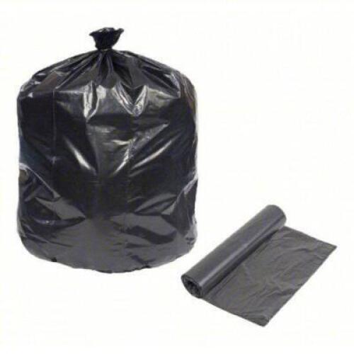 DESCRIPTION: (1) CASE OF (10) ROLLS OF (10) TRASH BAGS BRAND/MODEL: 784JG7 SIZE: 55 gal Capacity, 41 in Wd, 54 in Ht, 1.5 mil Thick, Black, 100 PK RET
