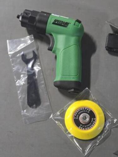 DESCRIPTION: (1) COMPOSITE AIR MINI POLISHER SIZE: 3" 2100RPM RETAIL$: $108.77 QTY: 1