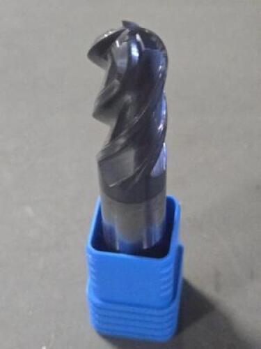 DESCRIPTION: (2) SOLID CARBIDE BALL END MILL BRAND/MODEL: YG-1 EMB79040 SIZE: 5/8" DIA 1-1/4" LOC RETAIL$: $125.00 QTY: 2