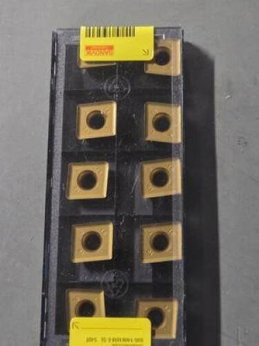 DESCRIPTION: (20) CARBIDE MILLING INSERTS BRAND/MODEL: SANDVIK 690-140616M-E-SL S40T RETAIL$: $692.00 QTY: 20
