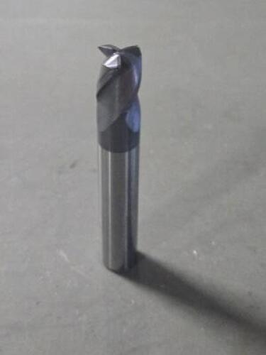 DESCRIPTION: (2) SOLID CARBIDE LENS FORM BARREL CUTTER END MILLS BRAND/MODEL: ACCUPRO 03311016 SIZE: 0.375" SM END DIA 7/16" LOC 3/8" SD RETAIL$: $189