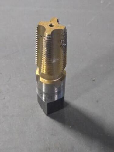 DESCRIPTION: (3) HSS STANDARD PIPE TAP BRAND/MODEL: CLEVELAND C56704 SIZE: 3/8-18 NPT RETAIL$: $234.03 QTY: 3