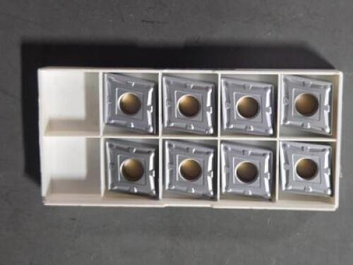 DESCRIPTION: (8) CARBIDE TURNING INSERTS BRAND/MODEL: SECO CNMG642-M3 RETAIL$: $413.00 QTY: 8