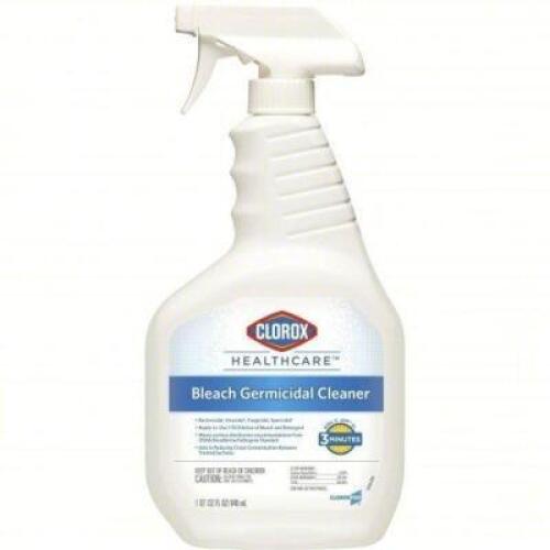 DESCRIPTION: (6) BLEACH GERMICIDAL CLEANER BRAND/MODEL: CLOROX #6VDE6 SIZE: 32 OZ RETAIL$: $125.00 TOTAL QTY: 6