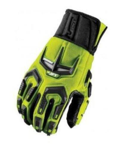 DESCRIPTION: (3) RIGGER IMPACT GLOVES BRAND/MODEL: LIFT/GRX-13HVL INFORMATION: LIME & BLACK/SUPERIOR ABRASION RETAIL$: 39.99 EACH SIZE: LARGE QTY: 3