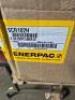 DESCRIPTION: (1) SINGLE ACTING CYLLINDER PUMP SET BRAND/MODEL: ENERPAK/SCR102H INFORMATION: 10 TON CAPACITY, 10,000PSI MAX RETAIL$: $1,359.85 SIZE: 7 - 2