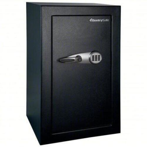 DESCRIPTION: (1) DIGITAL COMBO LOCK SAFE BRAND/MODEL: SENTRY SAFE/6MPK4 RETAIL$: $269.31 SIZE: 37 3/8 in H x 21 3/4 in W x 19 3/4 in D QTY: 1