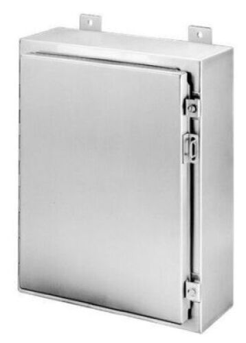 DESCRIPTION: (1) HINGE ELECTRICAL BOX BRAND/MODEL: HOFFMAN #13036 INFORMATION: GRAY SIZE: DEEP RETAIL$: $525.11 EA QTY: 1