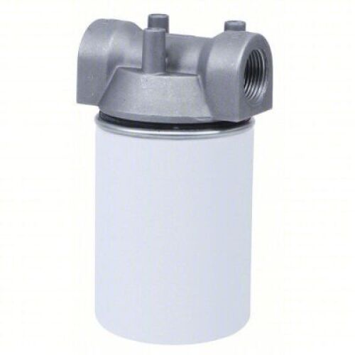 DESCRIPTION: (2) FUEL FILTER BRAND/MODEL: DAYTON #40M299 SIZE: Aluminium/Steel, 1 in, NPT, 25 gpm, 50 psi, 7 3/4 in Overall Ht RETAIL$: $54.91 EA QTY: