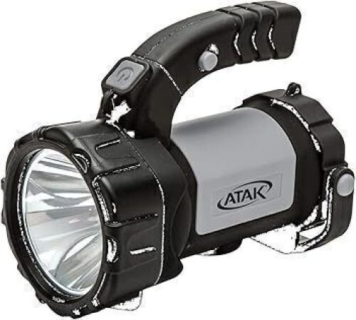 DESCRIPTION: (1) MULTI FUNCTION LED FLASHLIGHT BRAND/MODEL: ATAK OUTDOORS 376 RETAIL$: $40.00 QTY: 1