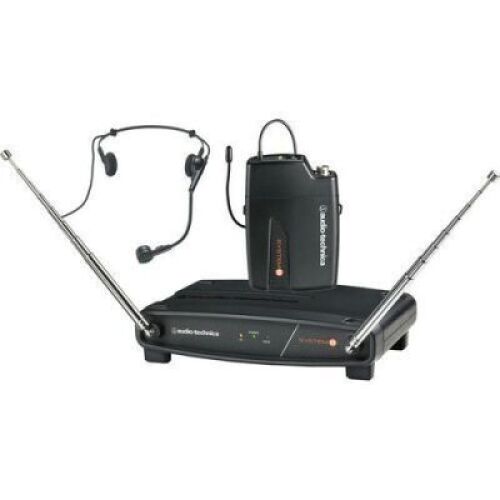 DESCRIPTION: (1) SYSTEM * HEADWORN MICROPHONE BRAND/MODEL: AUDIO TECHNIA ATW-801/H-2T RETAIL$: $149.99 QTY: 1