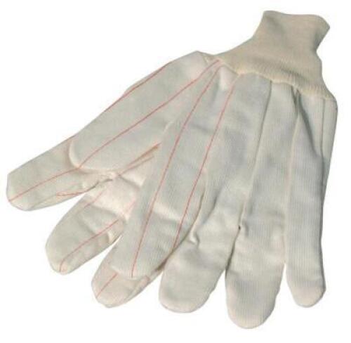 DESCRIPTION: (2) PACKS OF (12) INDUSTRIAL GLOVES BRAND/MODEL: 67368 INFORMATION: WHITE & RED STRIPE/STOCK IMAGE NOT REFLECTIVE OF ACTUAL LOT RETAIL$: