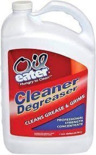 DESCRIPTION: (2) CONCENTRATE CLEANER AND DEGREASER BRAND/MODEL: OIL EATER SIZE: 1 GALLON RETAIL$: $16.00 EA QTY: 2