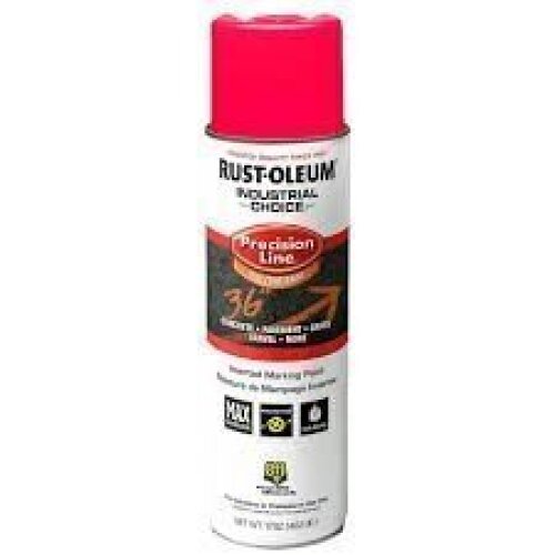 DESCRIPTION: (6) LINE MARKING PAINT BRAND/MODEL: RUST-OLEUM INFORMATION: pink SIZE: 17 OZ RETAIL$: $7.05 EA QTY: 6