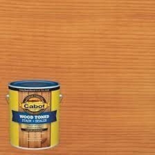 DESCRIPTION: (2) WOOD TONED STAIN AND SEALER BRAND/MODEL: CABOT INFORMATION: HEARTWOOD SIZE: 1 GALLON RETAIL$: $44.99 EA QTY: 2