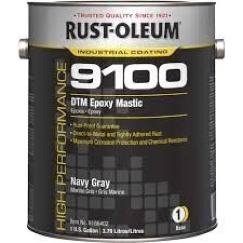 DESCRIPTION: (2) DTM EPOXY BRAND/MODEL: RUST-OLEUM INFORMATION: NAVY GRAY 1 ACTIVATOR SIZE: 1 GALLON RETAIL$: $68.25 EA QTY: 2