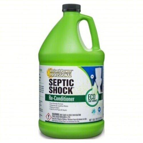 DESCRIPTION: (2) SEPTIC SHOCK RECONDITIONER BRAND/MODEL: INSTANT POWER PROFESSIONAL #49XY19 SIZE: 1 GALLON RETAIL$: $30.67 EA QTY: 2
