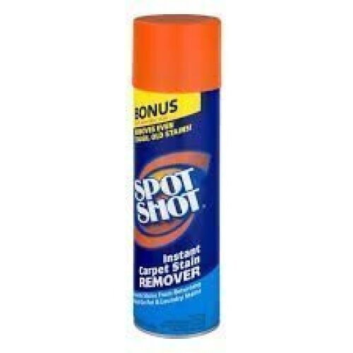 DESCRIPTION: (4) INSTANT CARPET STAIN REMOVER BRAND/MODEL: SPOT SHOT SIZE: 18 FL OZ RETAIL$: $6.98 EA QTY: 4