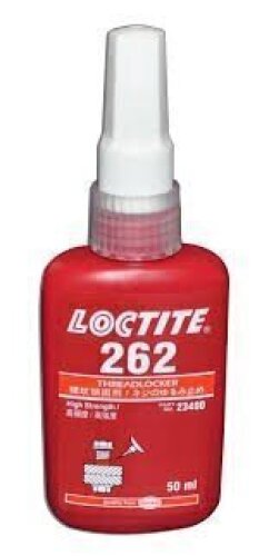 DESCRIPTION: (4) THREADLOCKER BRAND/MODEL: LOCTITE 262 SIZE: 1.69 FL OZ RETAIL$: $64.89 EA QTY: 4