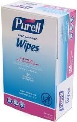 DESCRIPTION: (4) PACKS OF (100) HAND SANITIZING WIPES BRAND/MODEL: PURELL SIZE: 100 WIPES EA RETAIL$: $22.98 EA QTY: 4