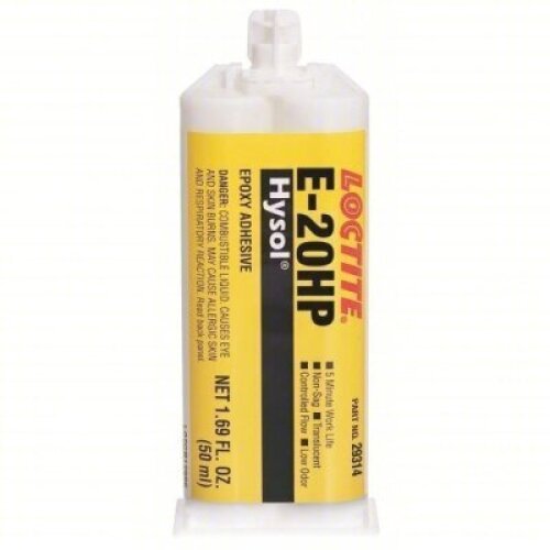 DESCRIPTION: (4) ADHESIVE BRAND/MODEL: LOCTITE EA E-20HP #4UK09 SIZE: 50 ML RETAIL$: $30.46 EA QTY: 4
