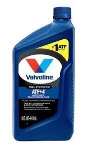 DESCRIPTION: (4) AUTOMATIC TRANSMISSION FLUID BRAND/MODEL: VALVOLINE FULL SYNTHETIC SIZE: 1 QT RETAIL$: $9.74 EA QTY: 4