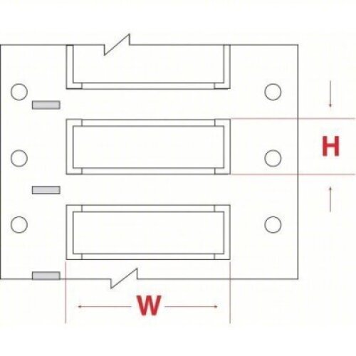 DESCRIPTION: (1) RECUT LABEL ROLL BRAND/MODEL: BRADY #30DF80 SIZE: 3/32 in x 2 in, Polyolefin, White ( Matte ), For 8 AWG to 12 AWG Wire Gauge RETAIL$