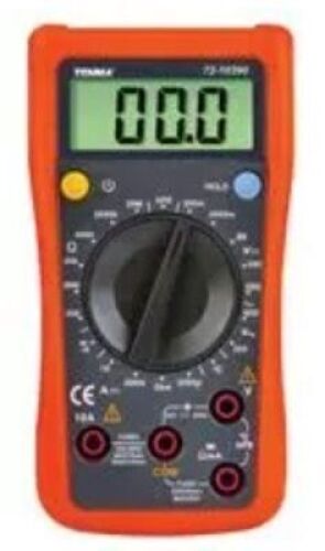 DESCRIPTION: (1) HANDHELD DIGITAL MULTIMETER BRAND/MODEL: TENMA 72-10390 SIZE: 1999 CT RETAIL$: $64.52 QTY: 1