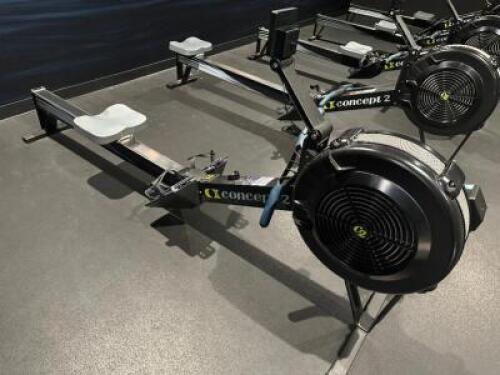 DESCRIPTION CONCEPT 2 ROWING MACHINE WITH PM5 INTERFACE. BRAND / MODEL: CONCEPT 2 LOCATION GYM QTY 1
