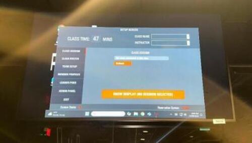 DESCRIPTION 42" FLAT SCREEN MONITOR W/ WALL MOUNT. SIZE 42" LOCATION GYM QTY 1