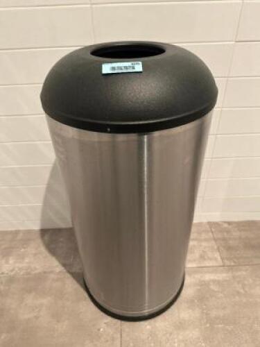 DESCRIPTION STAINLESS WASTE CAN W/ LID LOCATION FRONT QTY 1