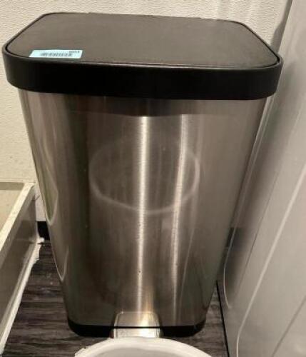 DESCRIPTION STAINLESS LAUNDRY HAMPER LOCATION BACK QTY 1