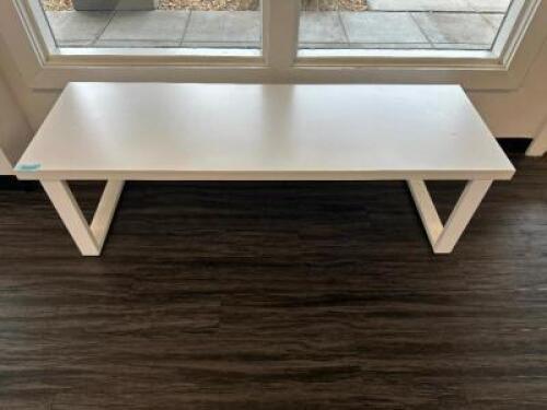 DESCRIPTION 60" BENCH SEAT ADDITIONAL INFORMATION WHITE COMPOSITE LOCATION FRONT QTY 1