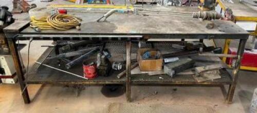 8' STEEL WORK TABLE