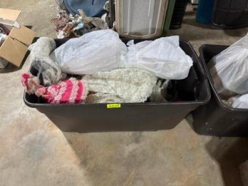 (2) - TUB OF VINTAGE DOLLS AND PARTS