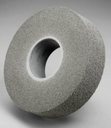 DESCRIPTION: (3) PACKS OF (4) LIGHT DEBURRING WHEEL BRAND/MODEL: 3M SCOTCH-BRITE/01662 INFORMATION: GRAY/FINE GRADE/SILICON CARBIDE RETAIL$: 57.70 PER