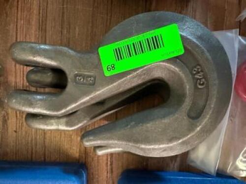 (2)- HEAVY DUTY OPEN EYE HOOKS
