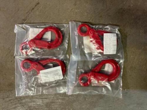 (4)- SELF LOCKING EYE HOOKS