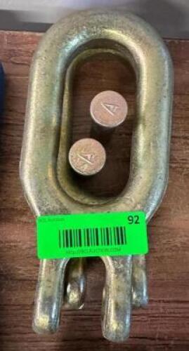 (2)- HEAVY DUTY LINKS WITH CLEVIS