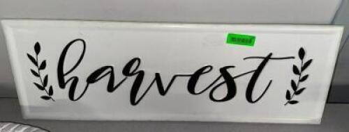 VINTAGE HARVEST METAL SIGN