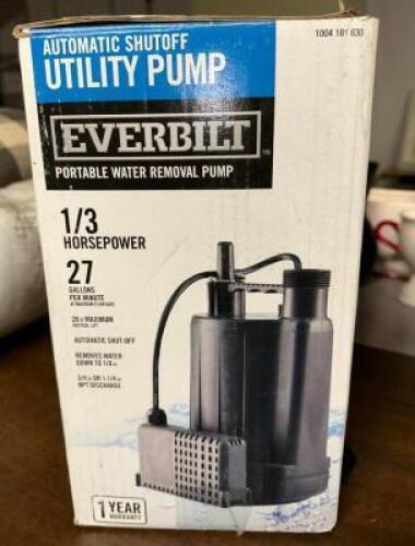 PORTABLE WATER REMOVAL PUMP