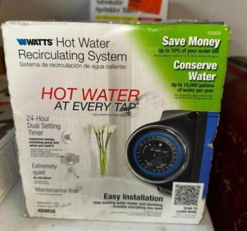 HOT WATER RECIRCULATING SYSTEM