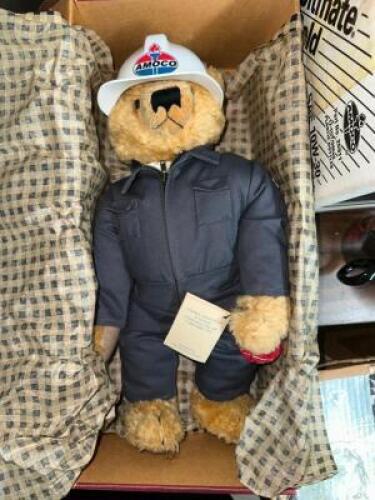 VINTAGE AMOCO BRANDED TEDDY BEAR