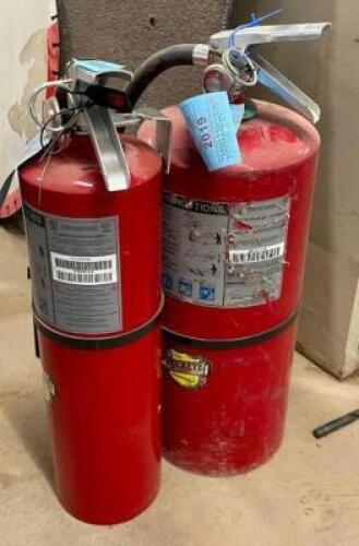 (2) FIRE EXTINGUISHERS