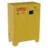 DESCRIPTION: (1) FLAMMABLE STORAGE CABINETBRAND/MODEL: JAMCO #FM 28INFORMATION: YELLOW, STEELSIZE: 28 GALLONS, 34" x 18" x 49"RETAIL$: $1451.99 EAQTY: 1