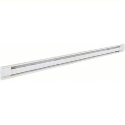 DESCRIPTION: (1) ELECTRIC BASEBOARD HEATERBRAND/MODEL: DAYTON #3UG86INFORMATION: WHITE, CONVENTIONAL HOUSING,&nbsp;1128W/1500W,&nbsp;3850/5118 BtuHSIZE:&nbsp;2 7/8" X 6 3/4" X 72"RETAIL$: $104.30 EAQTY: 1