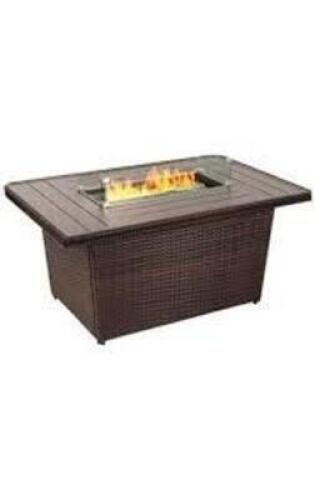 DESCRIPTION: (1) PATIO FIRE PIT DINING TABLE BRAND/MODEL: BETTER HOMES AND GARDENS #BH19-092-097-26 INFORMATION: HARBOR CITY, STEEL RETAIL$: $459.99 E